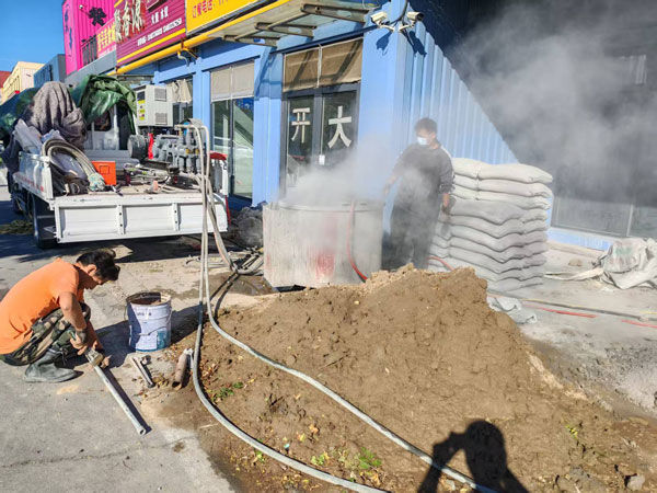 老街街道顶管注浆加固